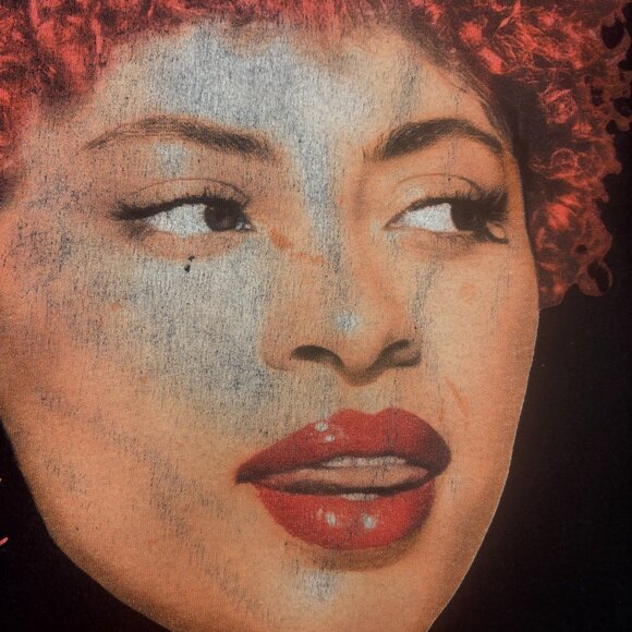 Ice Spice Big Head Shirt Medium Relaxed Cotton Graphic Print Crewneck Rap Tee - Picture 9 of 10